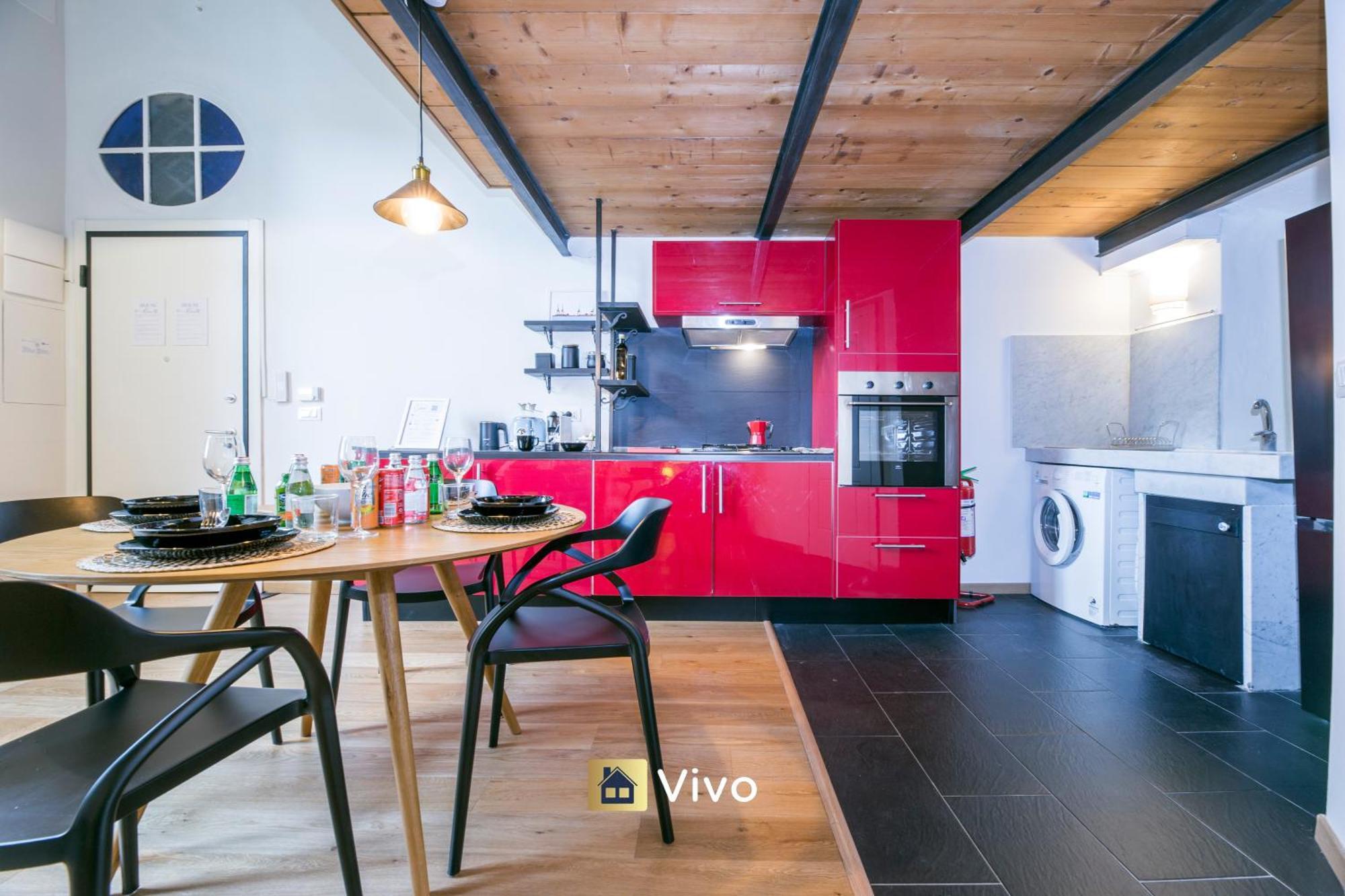 Appartamento Vivo - Aquarium 3', 2br, Ac, Wifi, Center Genova